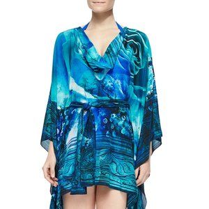 Magista Printed Tie-Waist Tunic